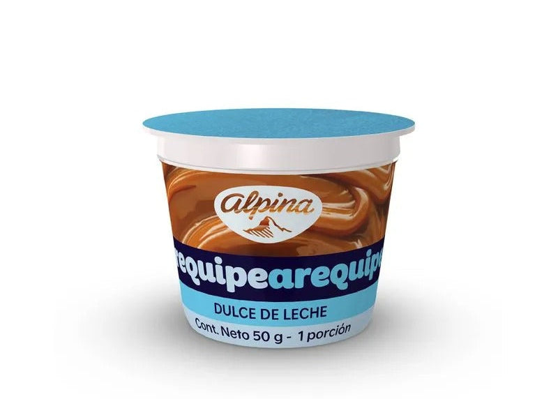 Paquete de 6 – Arequipe Alpina (6 x 50 g) – Dulce de Leche