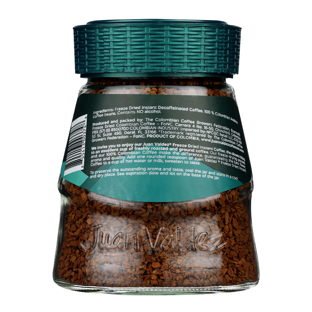 Juan Valdez Freeze Dried Decaffeinated Coffee 100g